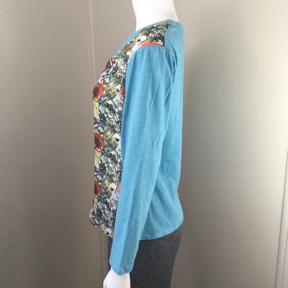 NorthStyle Long Sleeve Shirt Small Floral - Picture 2 of 5